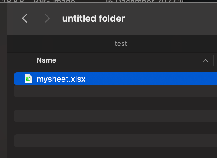 Convert XLSX File to XML on Mac (Open XML)