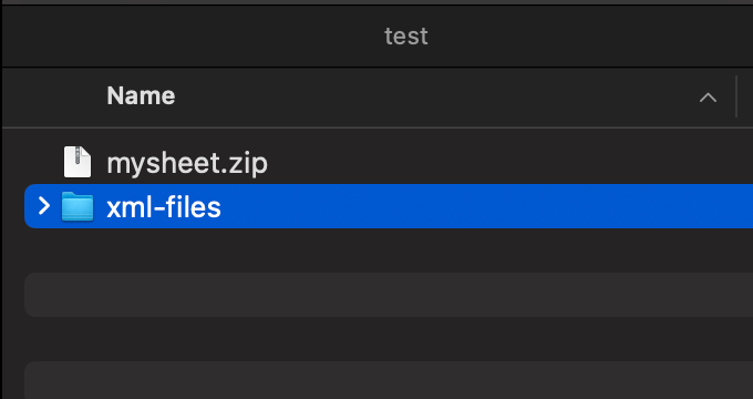 Convert XLSX File to XML on Mac (Open XML)
